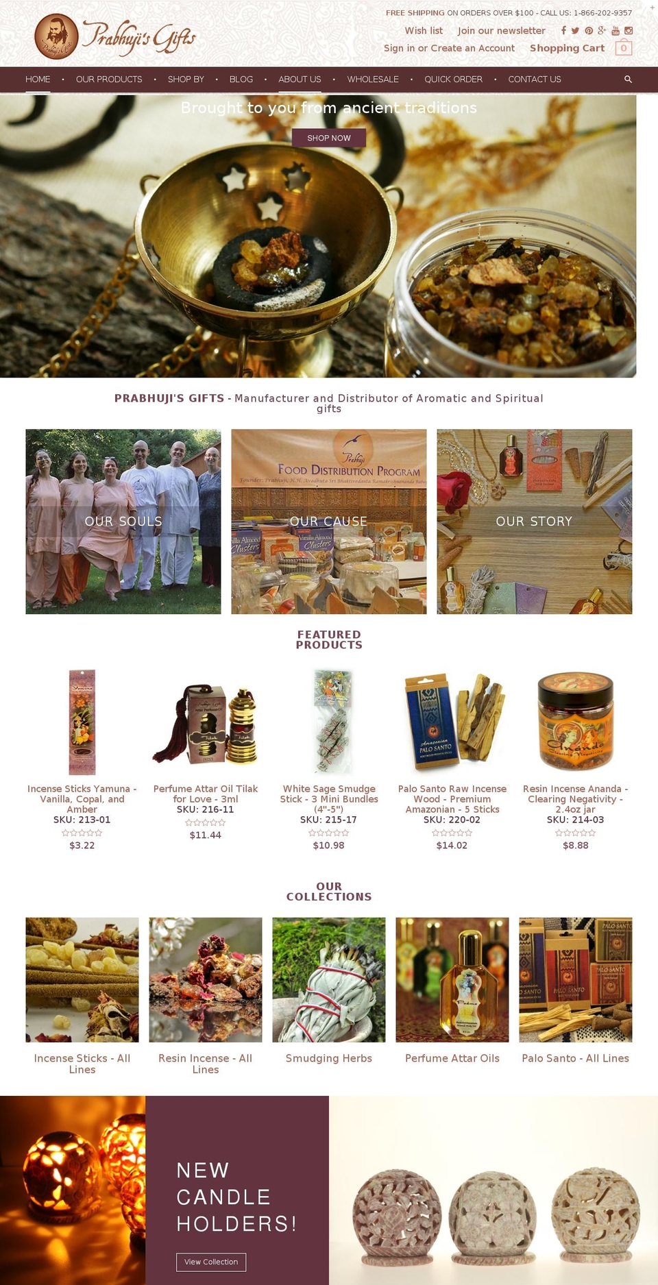 Customized Rt-material-v1-4 Shopify theme site example prabhujisgifts.net