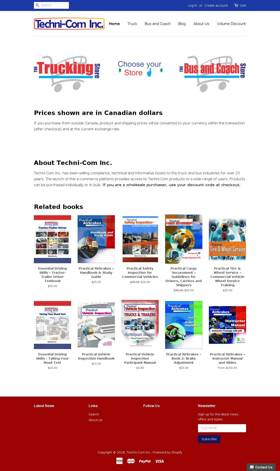 practicalairbrakes.com shopify website screenshot