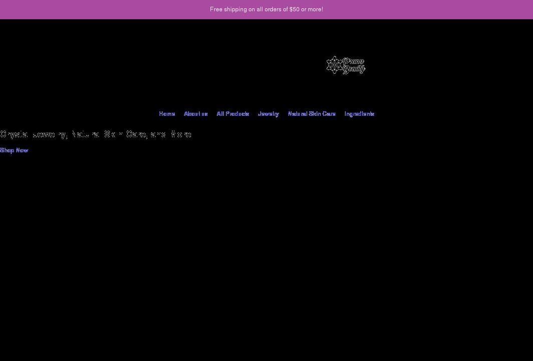 pranabeauty.net shopify website screenshot