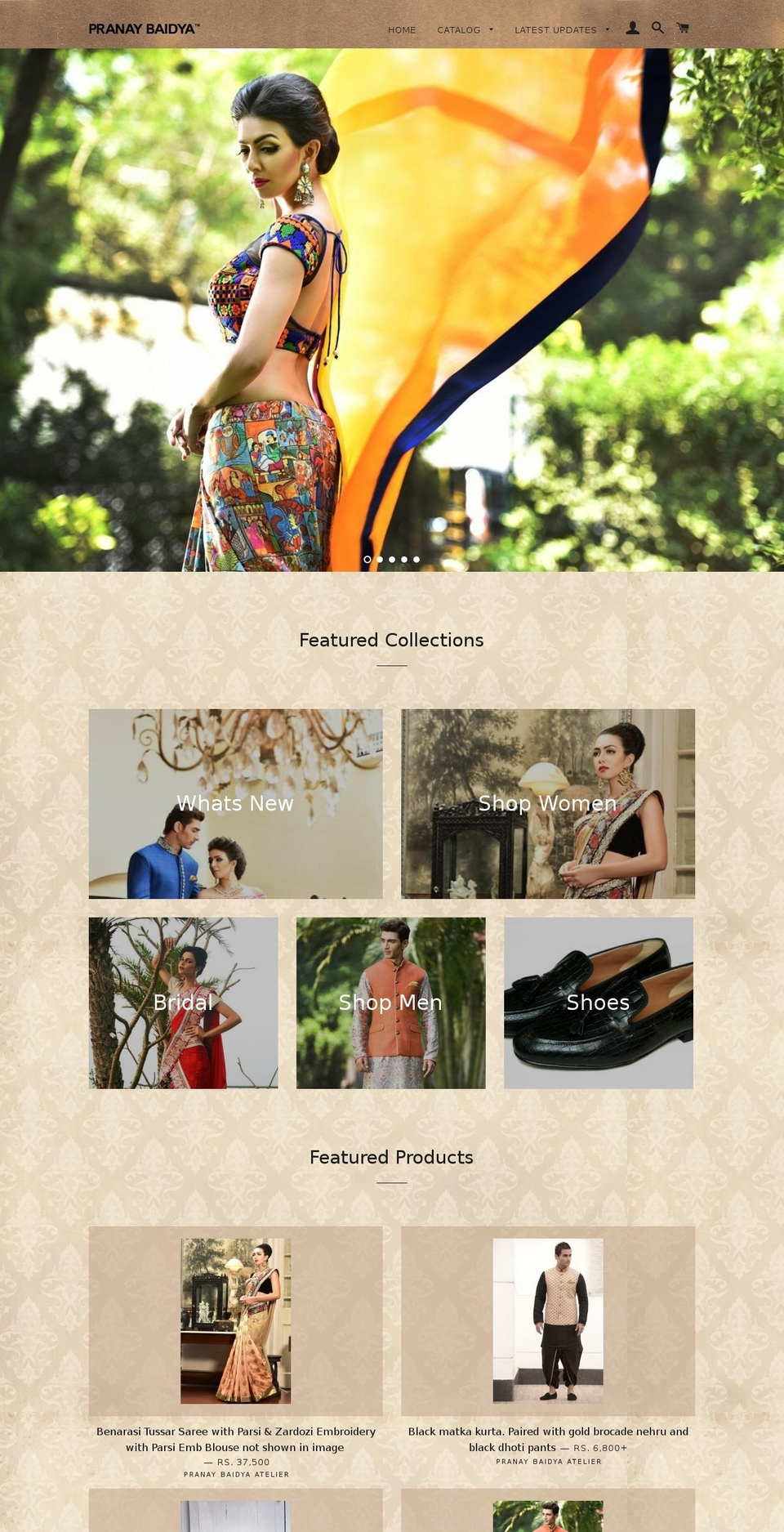 pranaybaidya.com shopify website screenshot