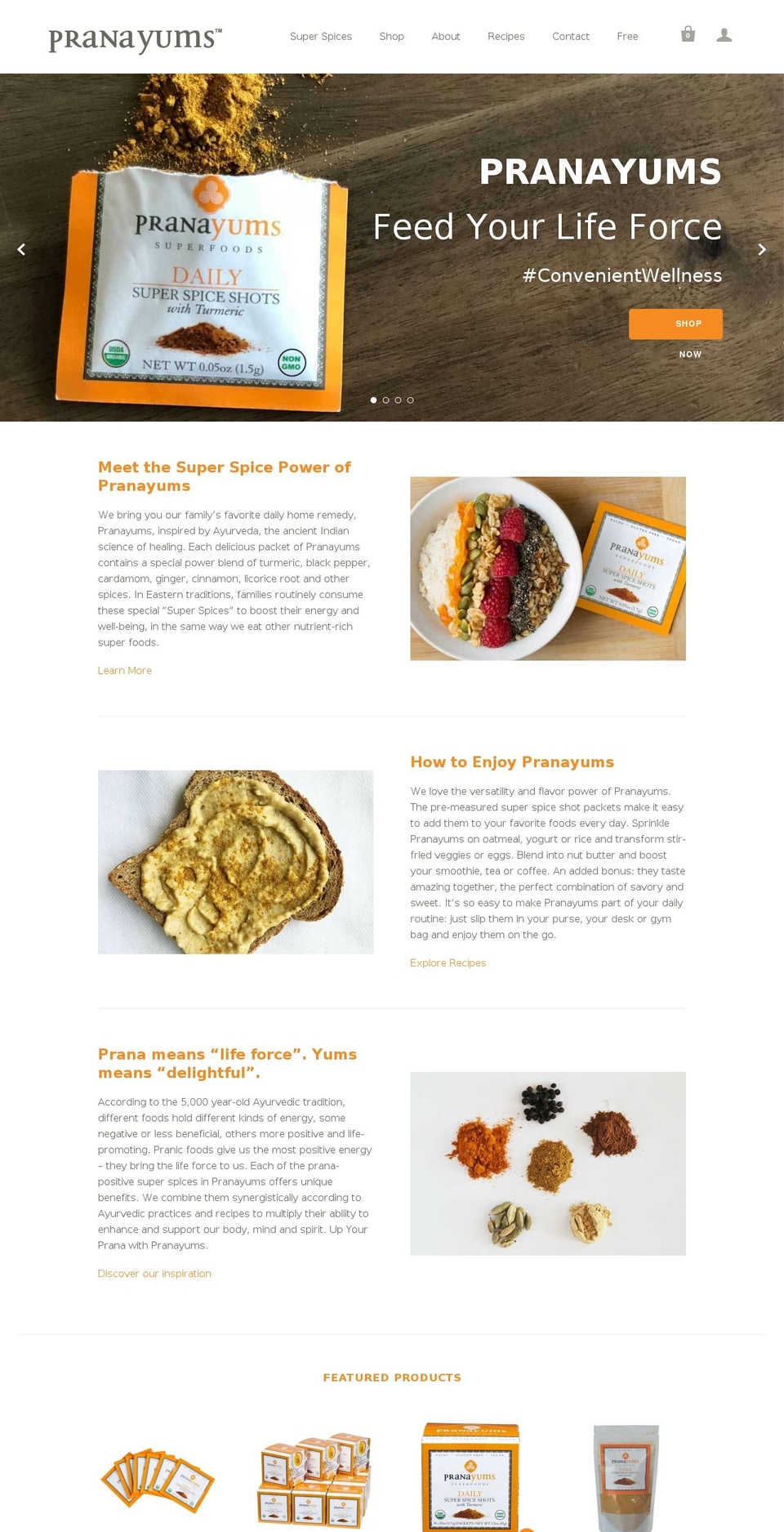 pranayums Shopify theme site example pranayum.com