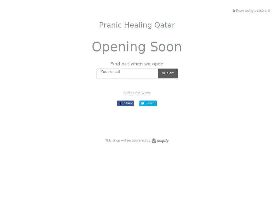 pranichealingqatar.com shopify website screenshot