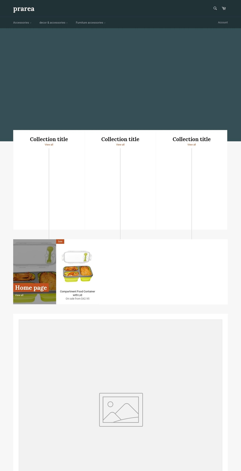 prarea.com — Shopify storefront screenshot
