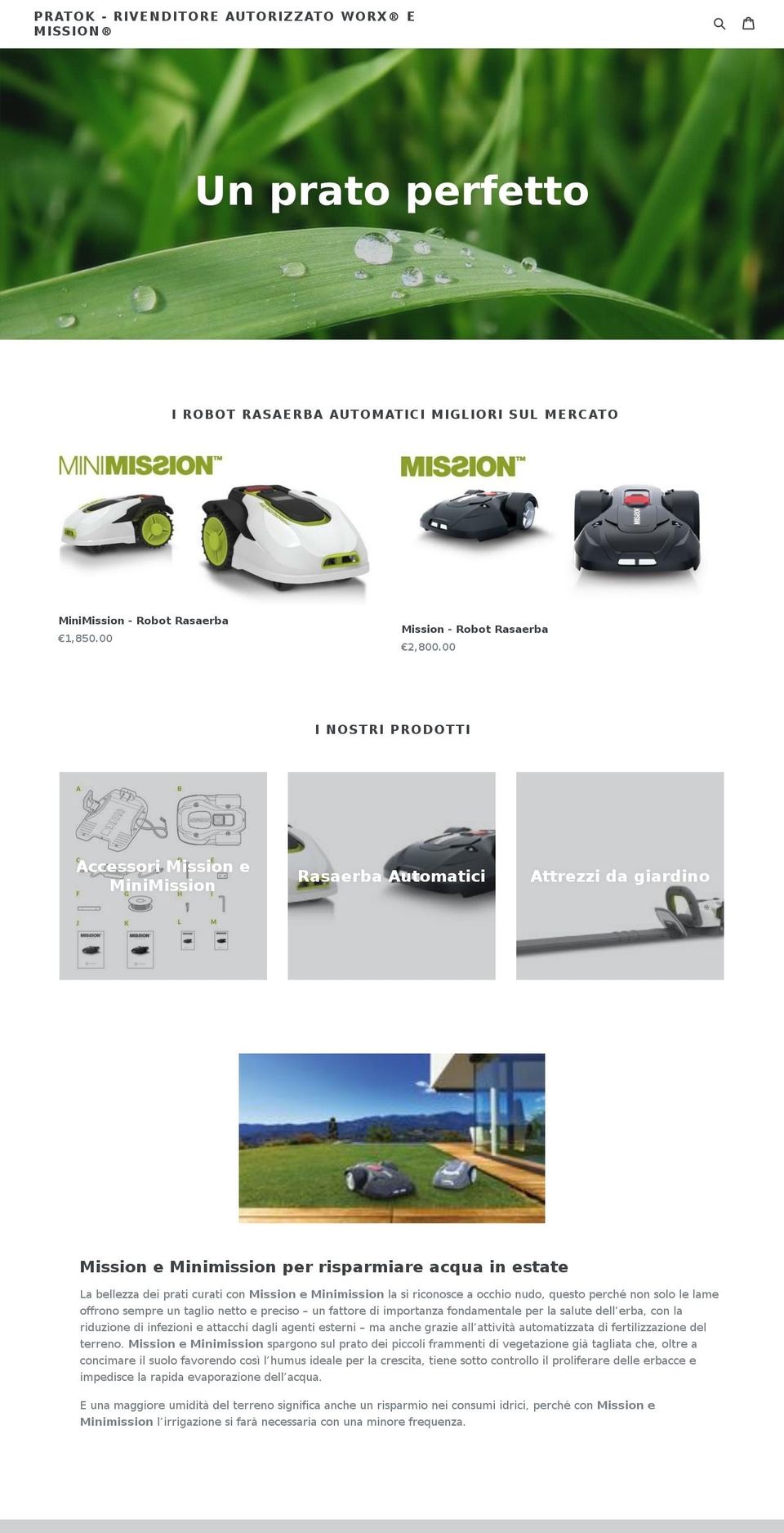 pratok.com — Shopify storefront screenshot