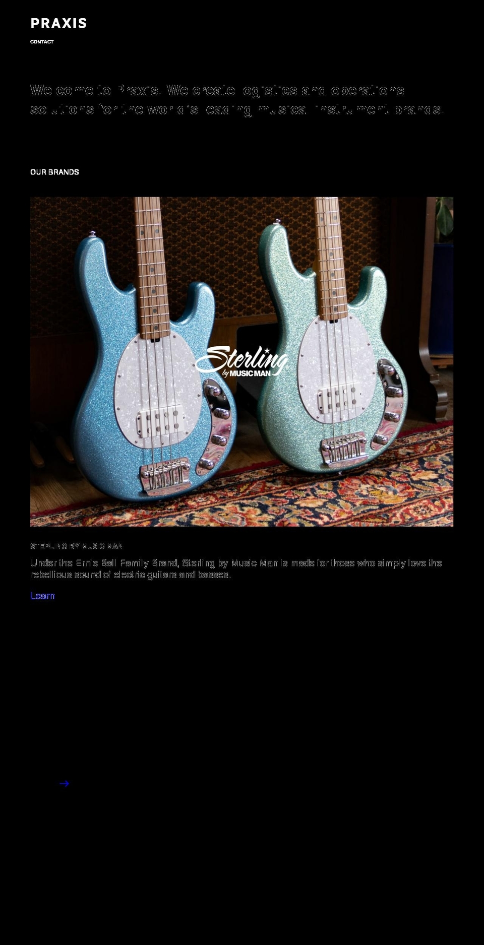 praxismusical.com shopify website screenshot