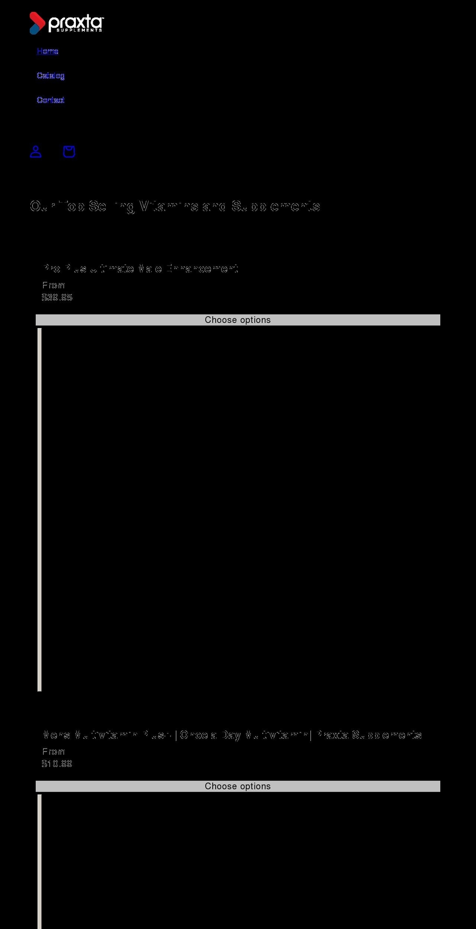 praxta.com shopify website screenshot