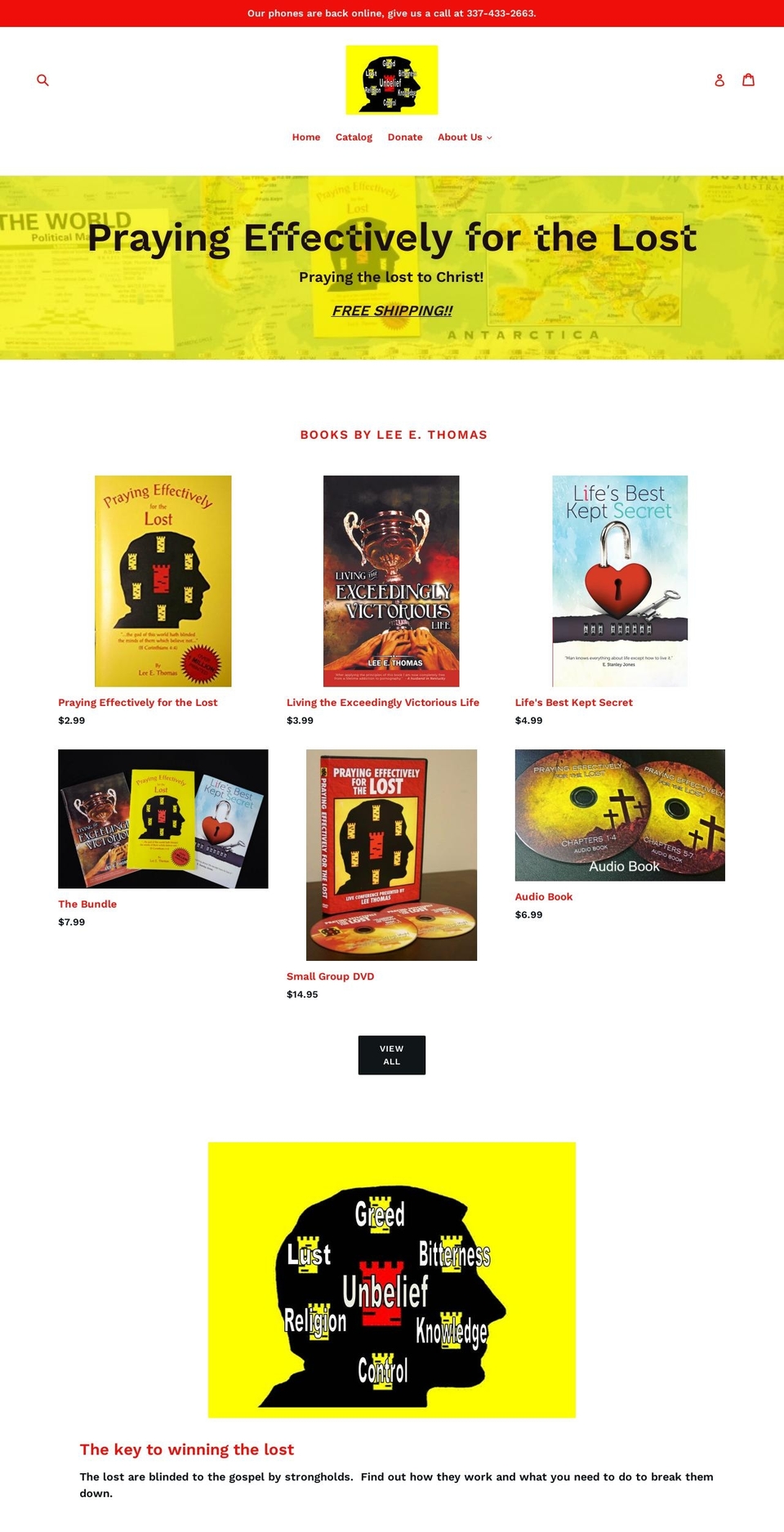 praying-effectively.myshopify.com shopify website screenshot