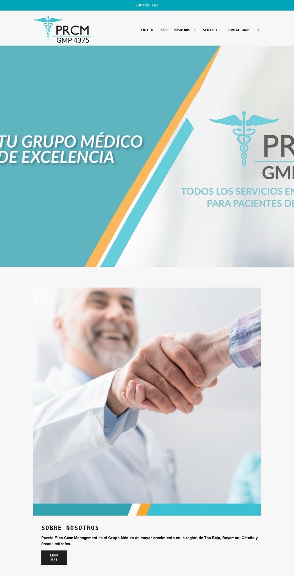 prcasemanagement.com shopify website screenshot