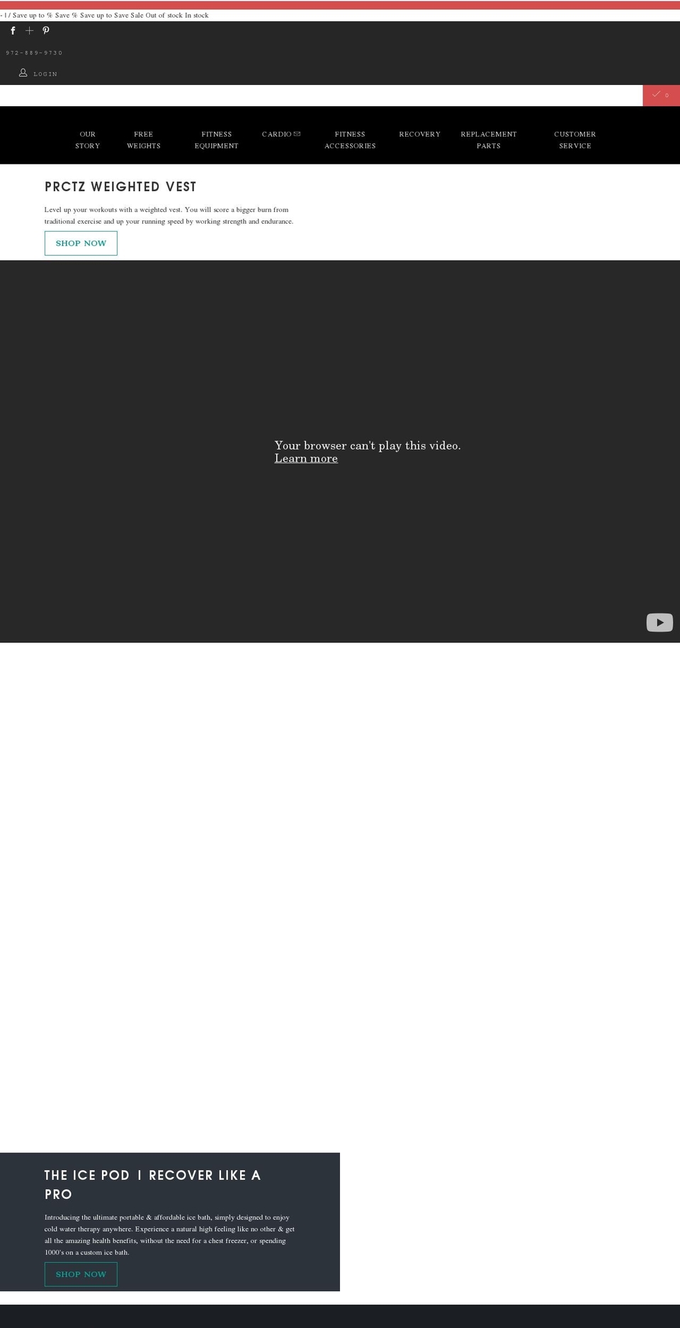 prctz.com shopify website screenshot