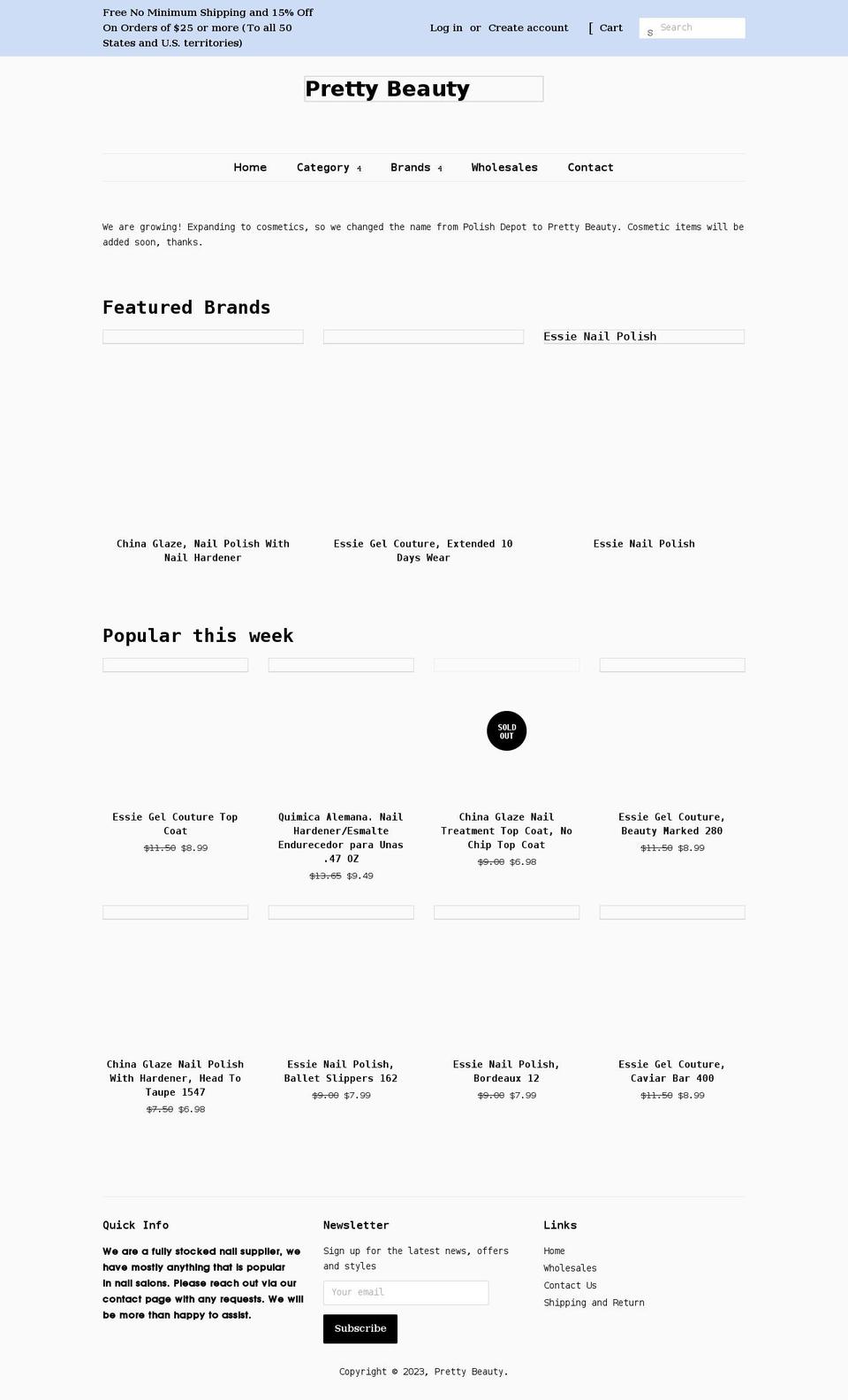 preauty.com shopify website screenshot