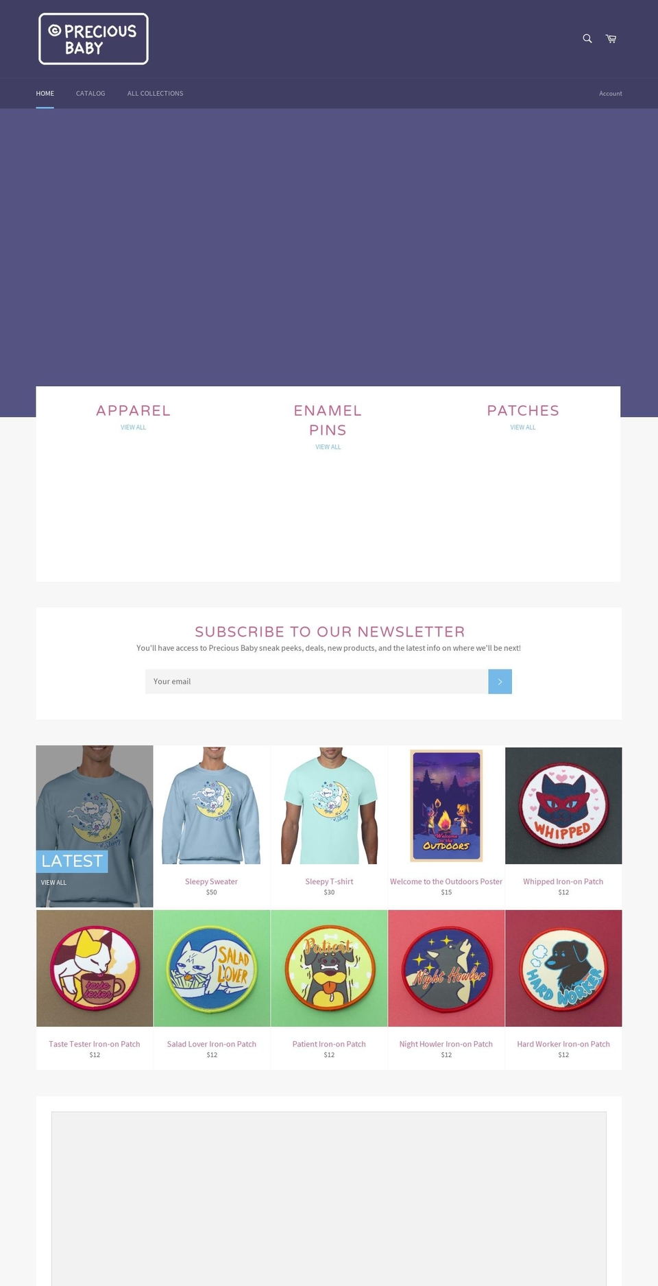 preciousbaby.co shopify website screenshot