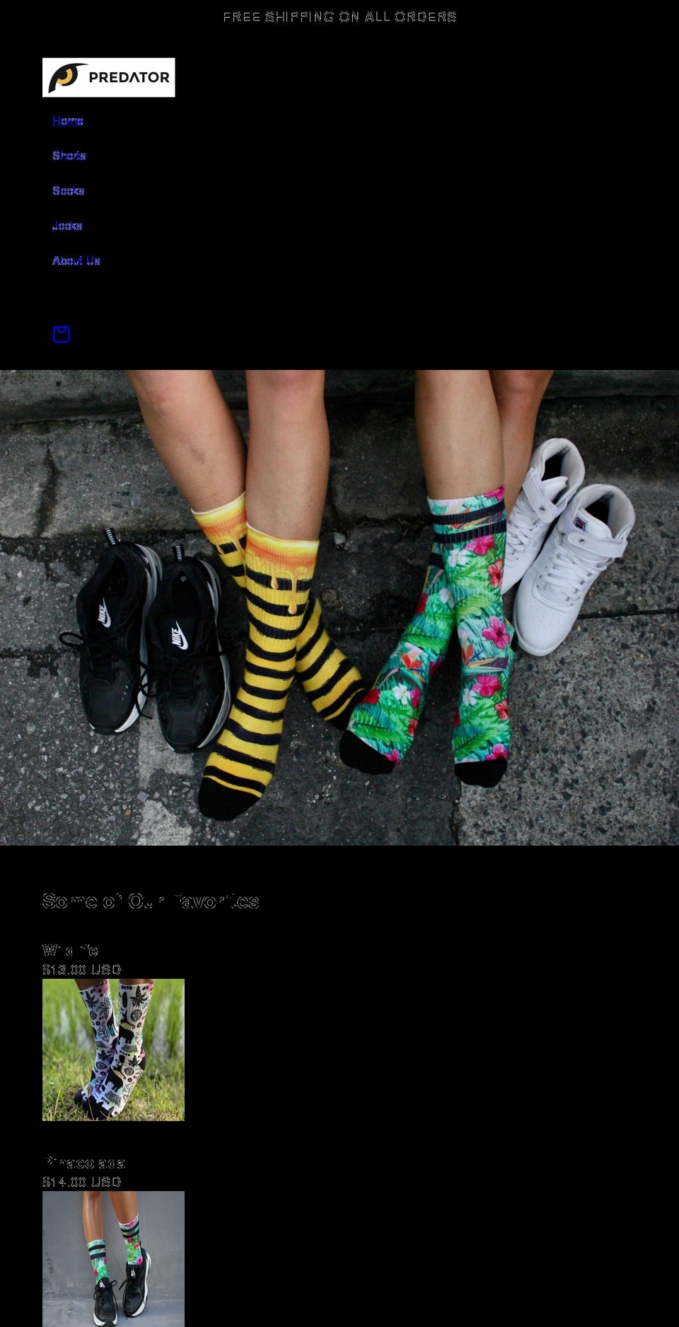 predatoractive.com shopify website screenshot