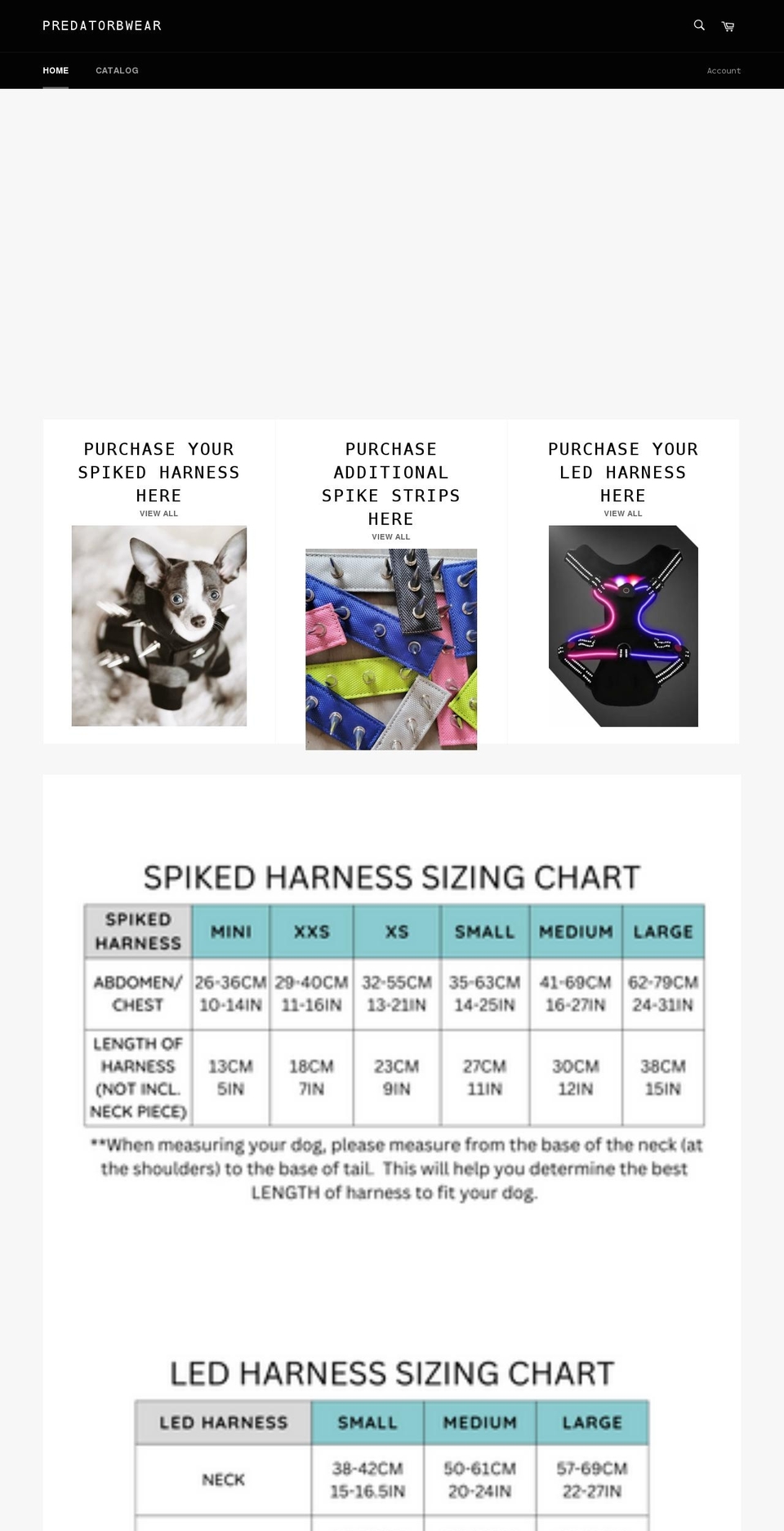 predatorbwear.com shopify website screenshot