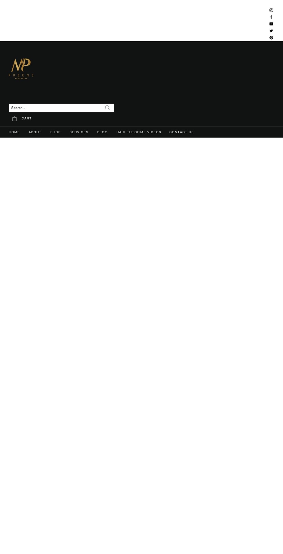 preens.com.au shopify website screenshot