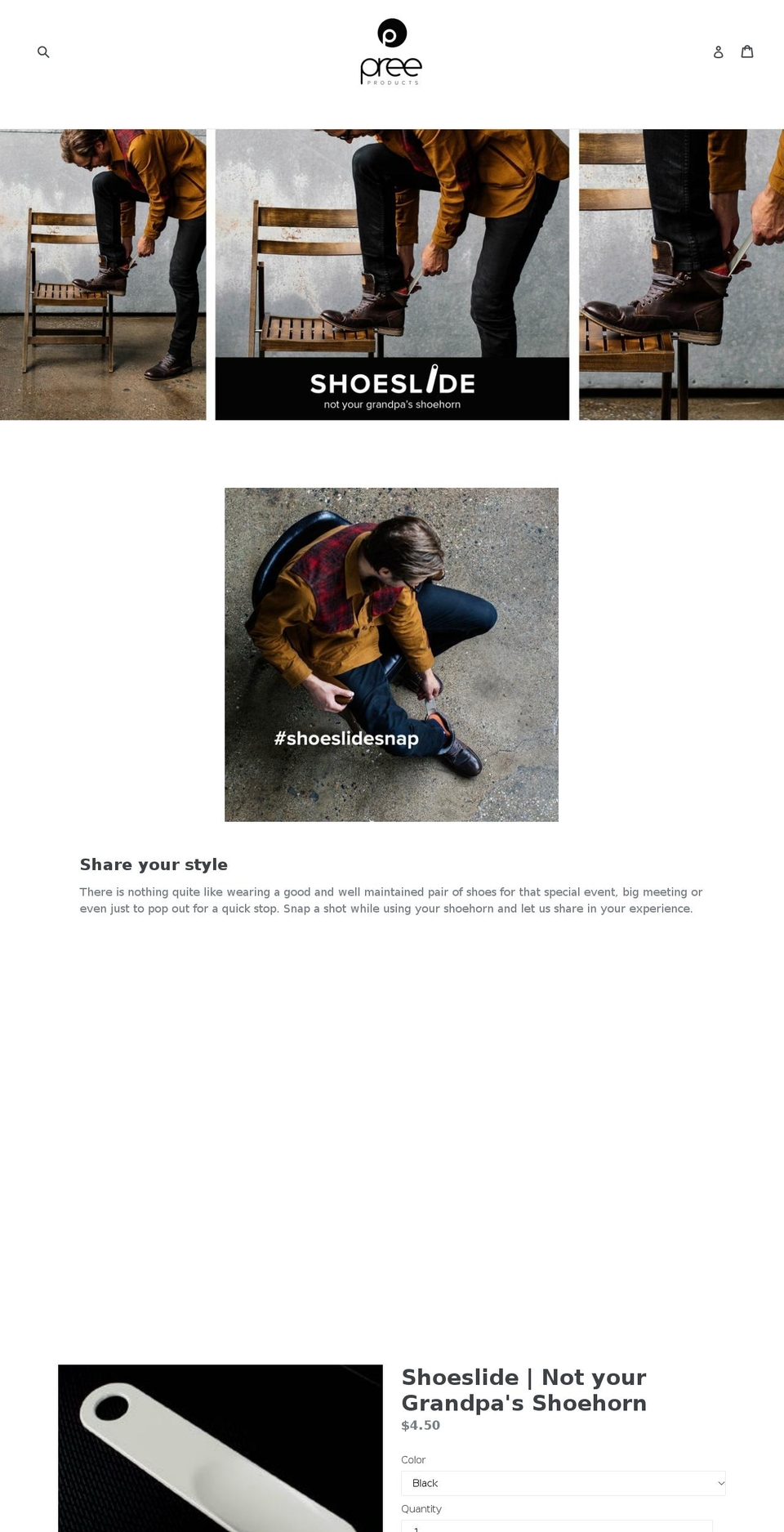 preeproducts.com — Shopify storefront screenshot