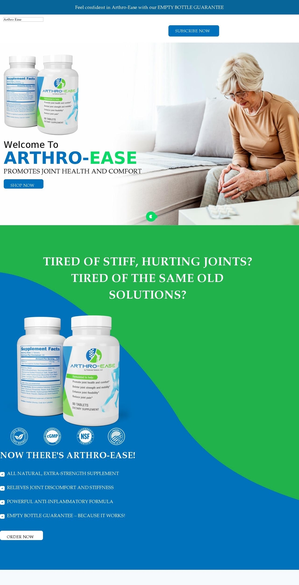 preferredscience.com shopify website screenshot