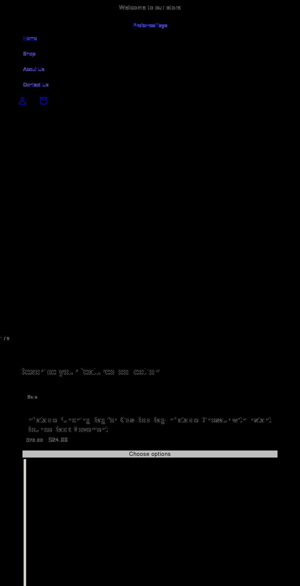 preferredtoys.com shopify website screenshot