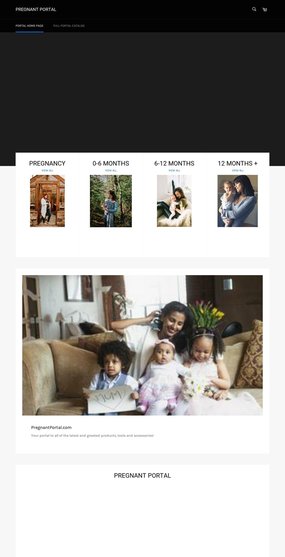 pregnantportal.com — Shopify storefront screenshot