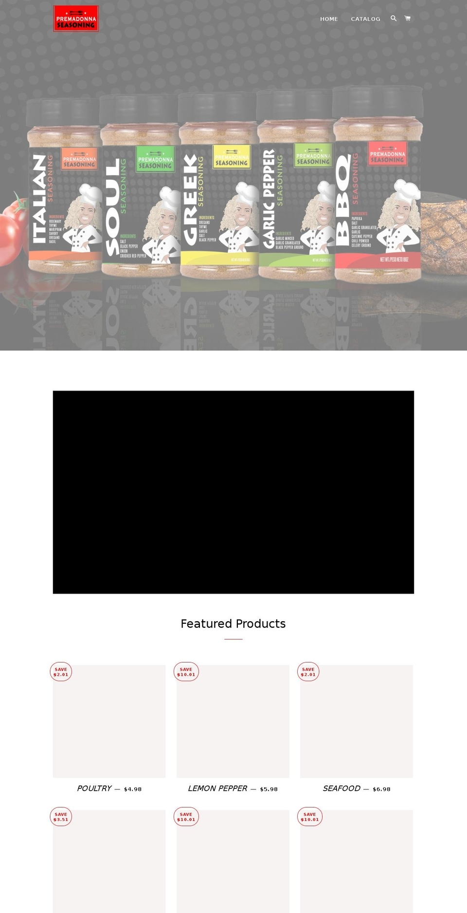 prehamburger.com shopify website screenshot