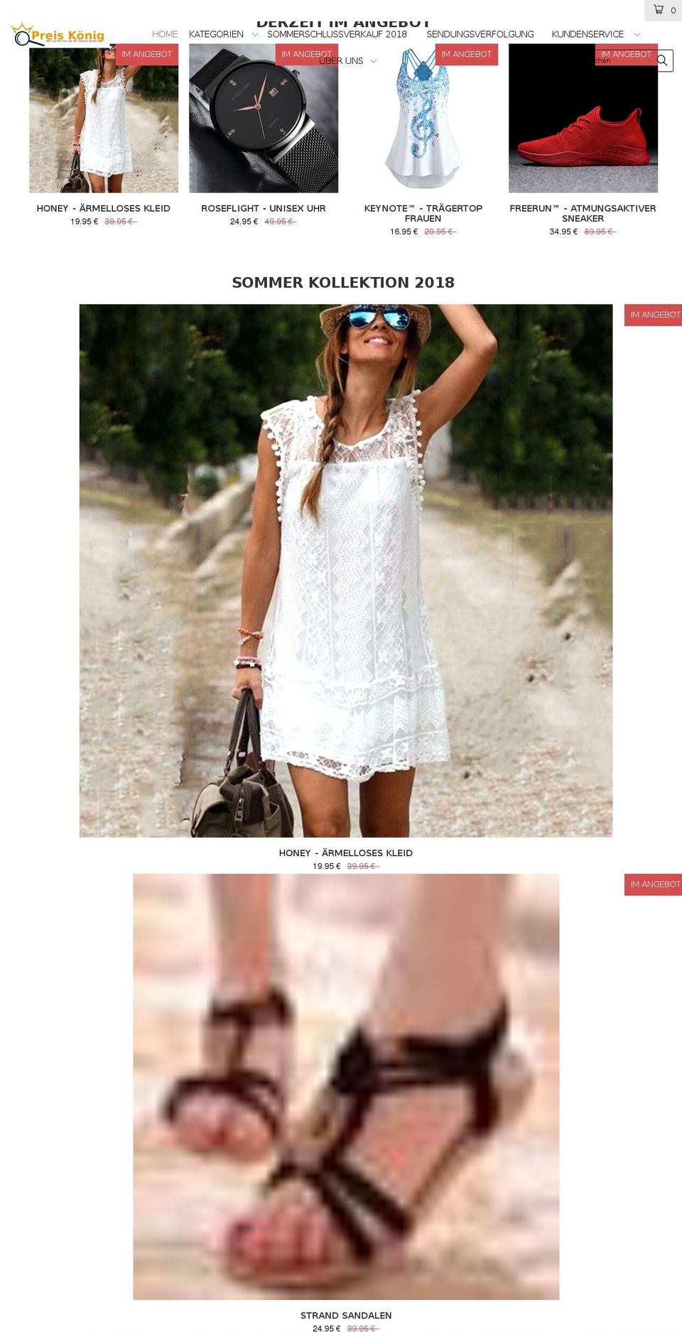 preiskoenig24.com — Shopify storefront screenshot