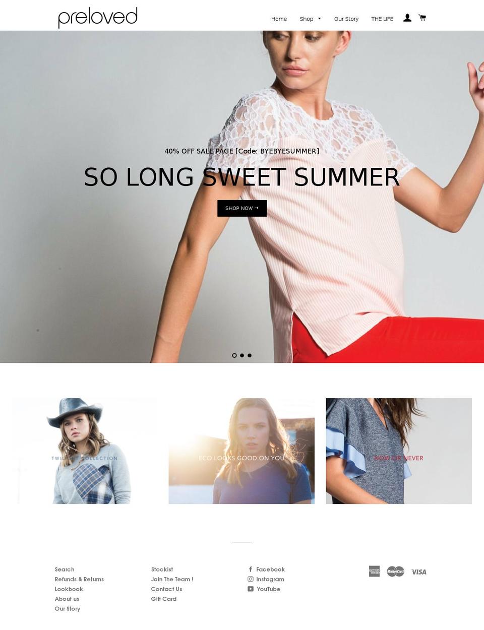 preloved.ca shopify website screenshot