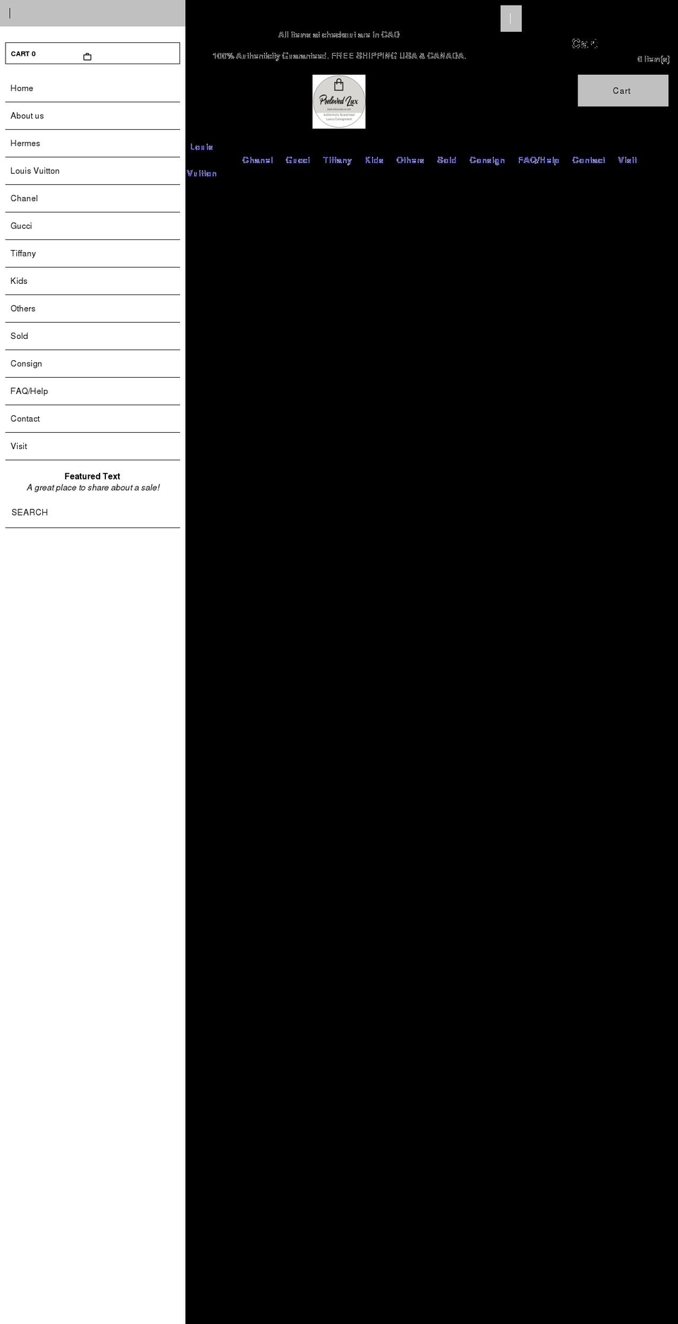 prelovedlux.com shopify website screenshot
