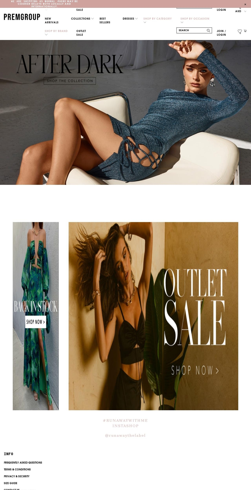 premgroup.com.au shopify website screenshot