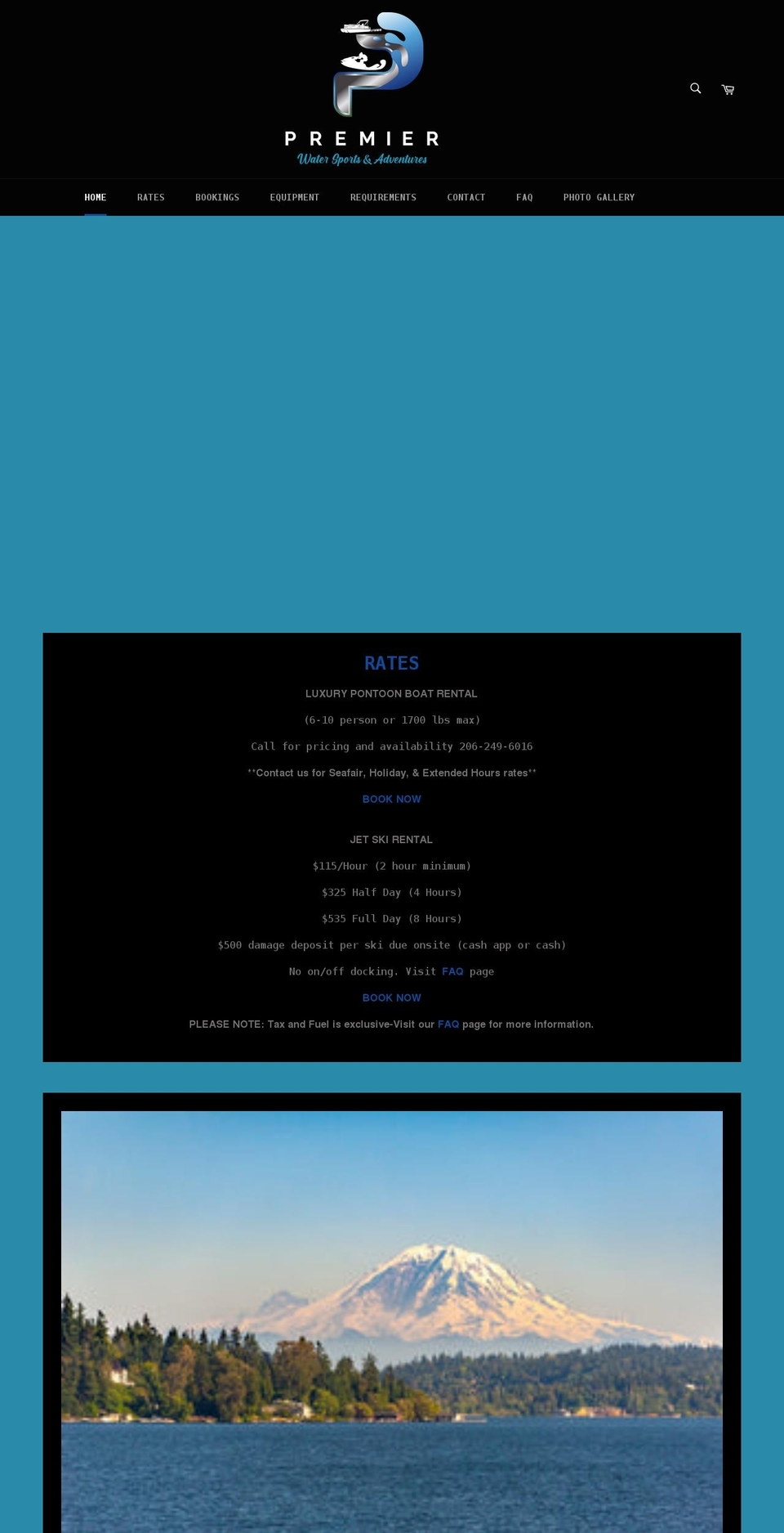 premier-wsa.com shopify website screenshot