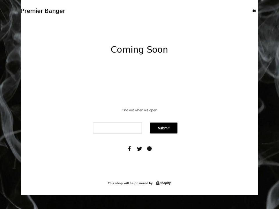 premierbangers.com — Shopify storefront screenshot
