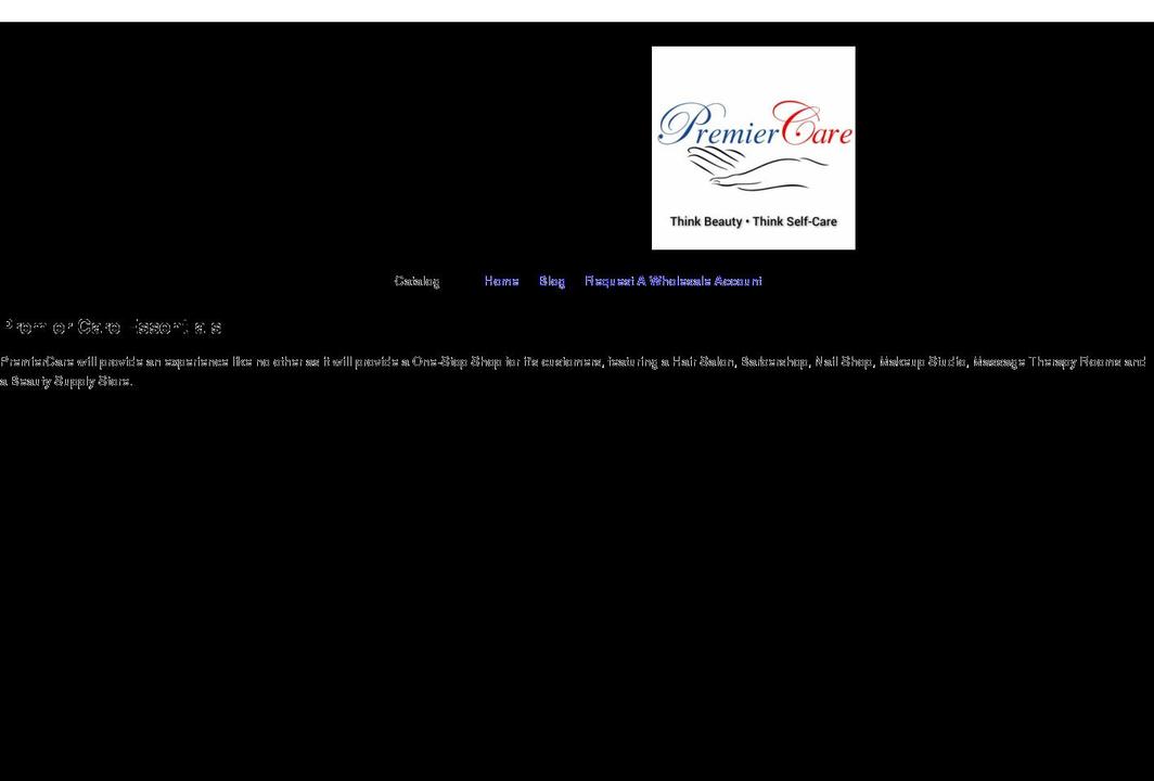 premiercareonline.com shopify website screenshot
