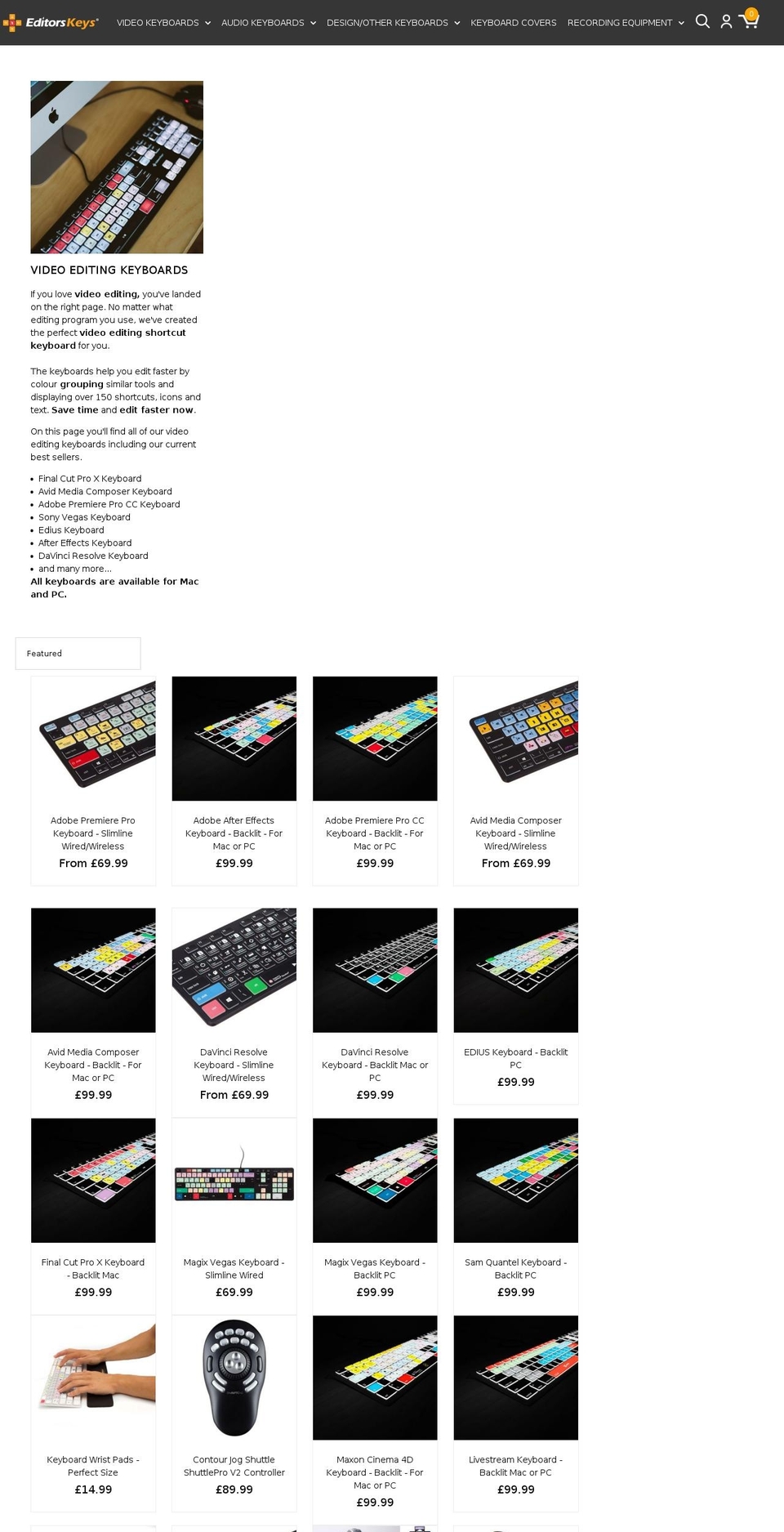 Backup 27-3-18 Trademark1 Shopify theme site example premierekeyboard.com