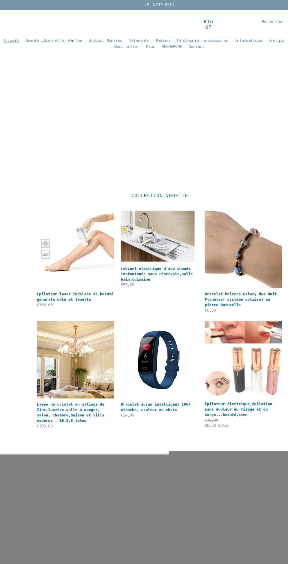 premiererueducommerce.com shopify website screenshot
