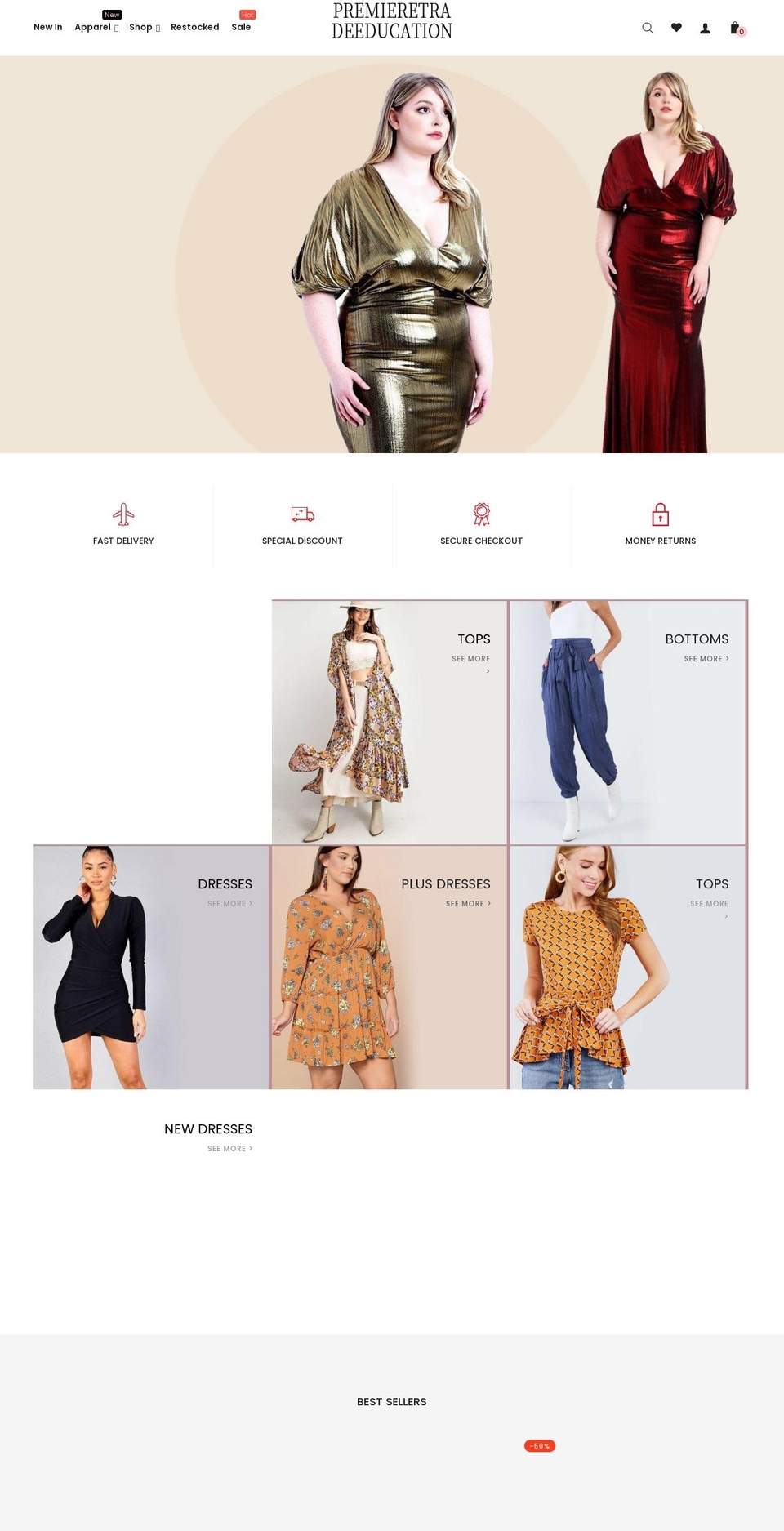 Vista Shopify theme site example premieretradeeducation.com