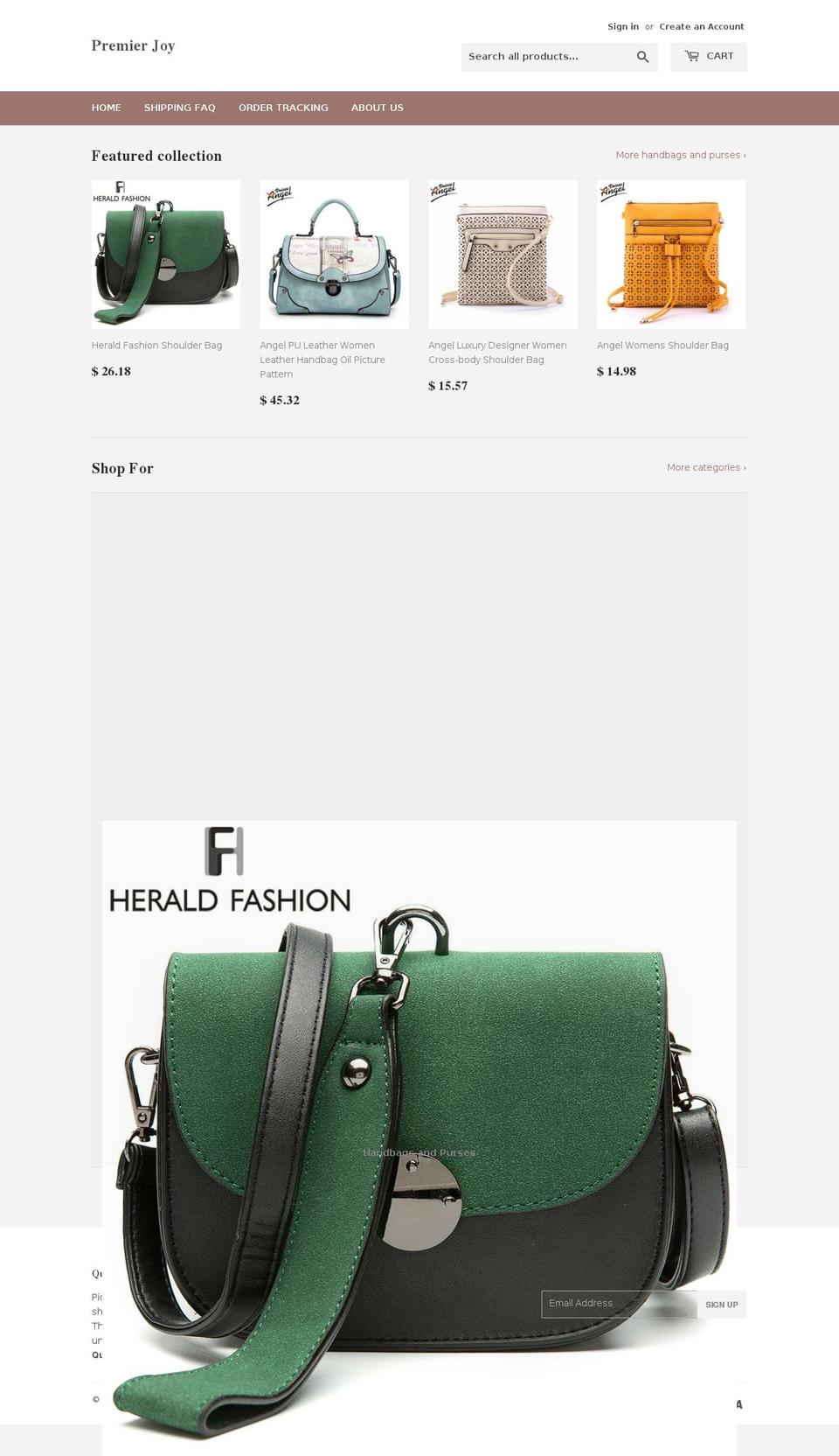 premierjoy.com — Shopify storefront screenshot