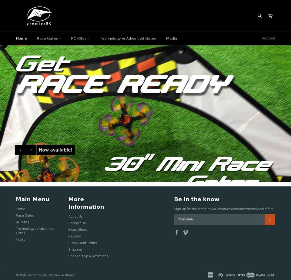 premierrc.de shopify website screenshot