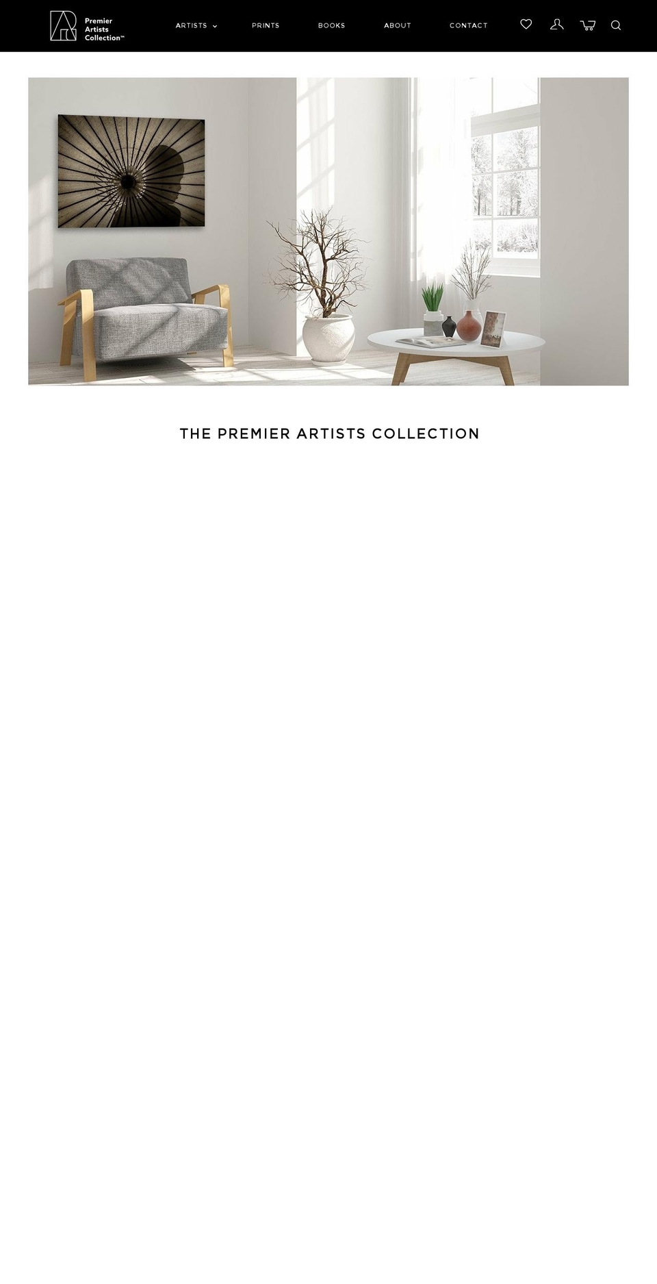 PAC 3 Shopify theme site example premiumartistcollection.com