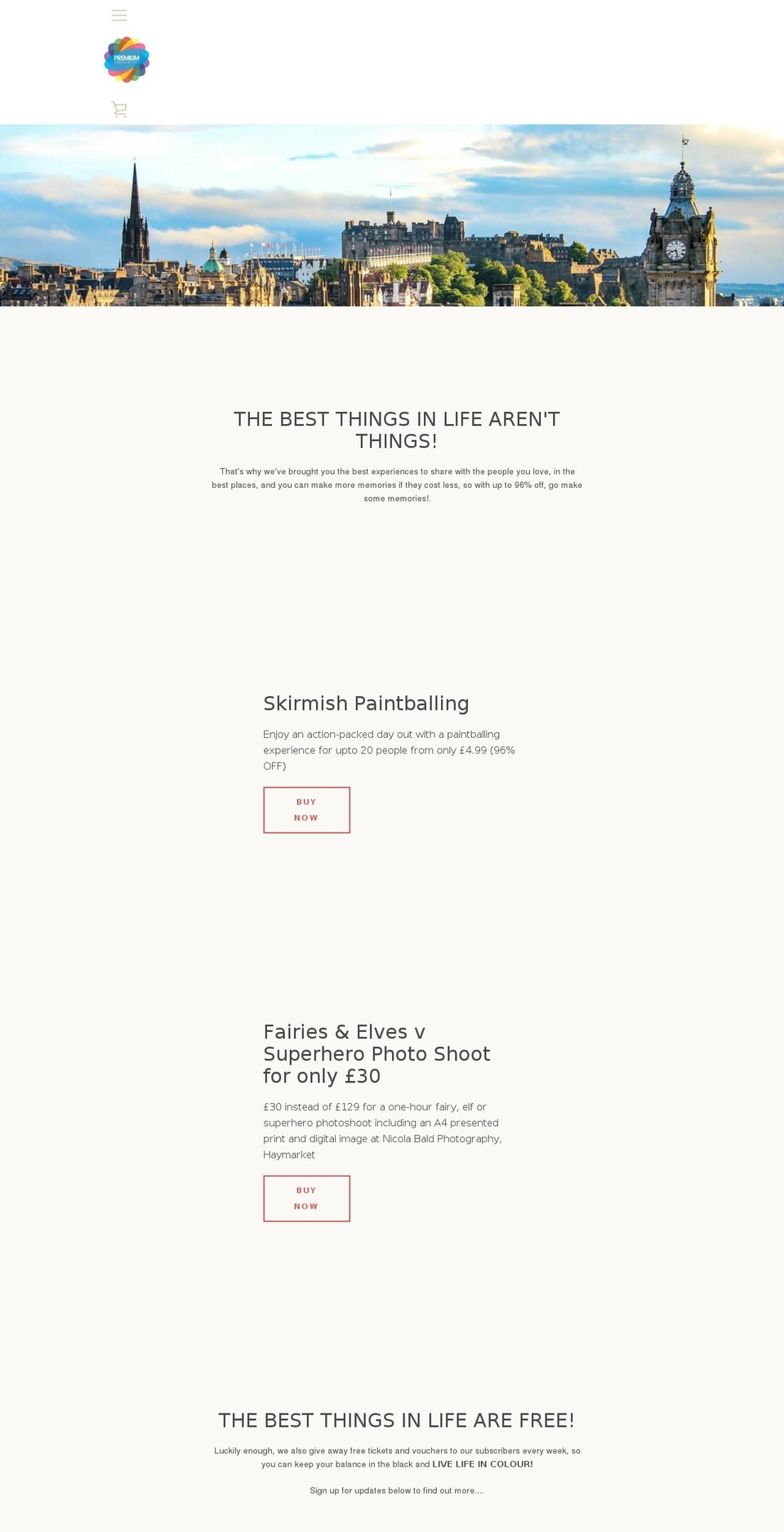 premiumdailydeals.com — Shopify storefront screenshot