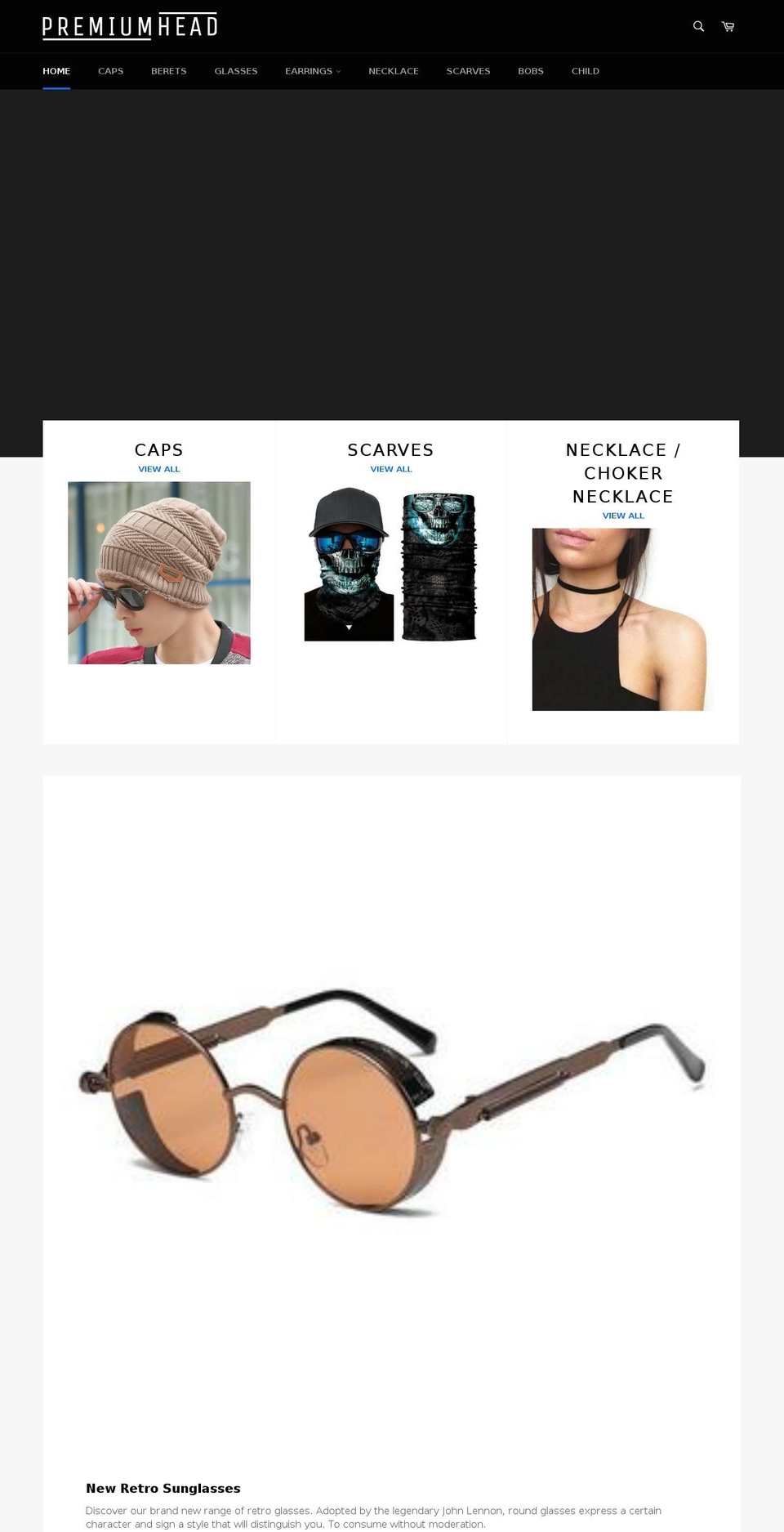 premiumhead.com — Shopify storefront screenshot