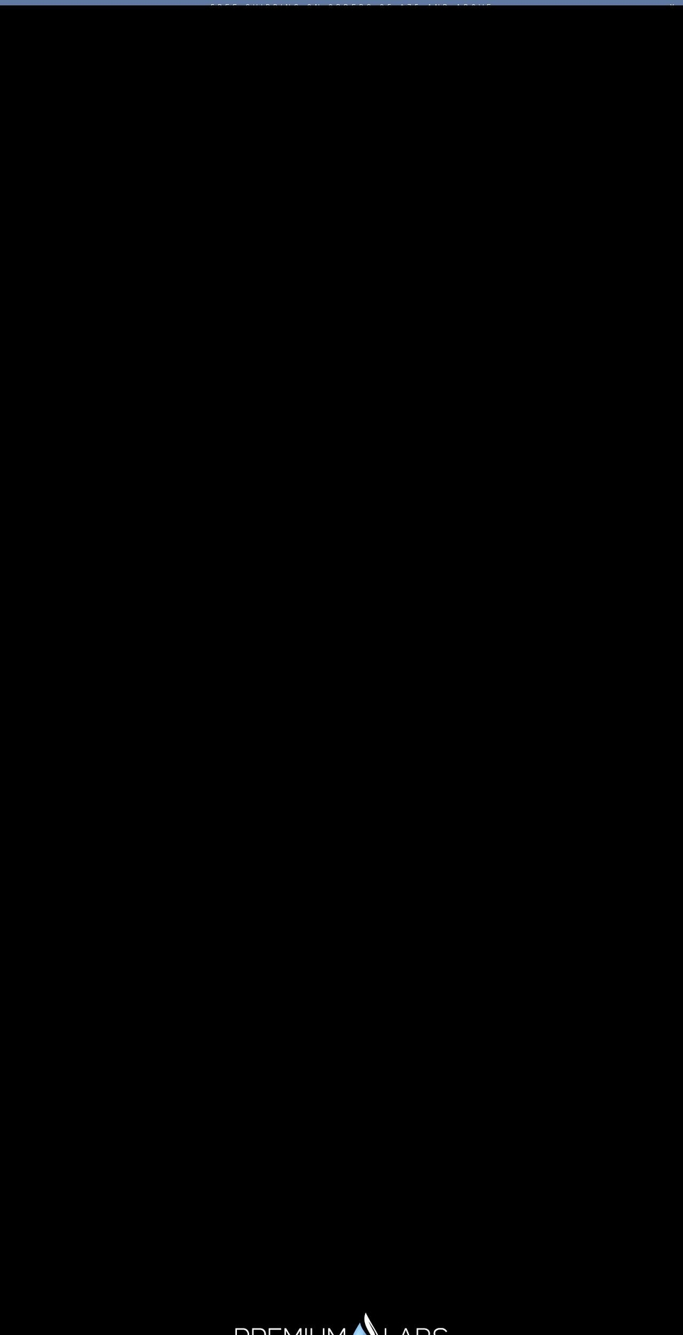 premiumlabs.com shopify website screenshot
