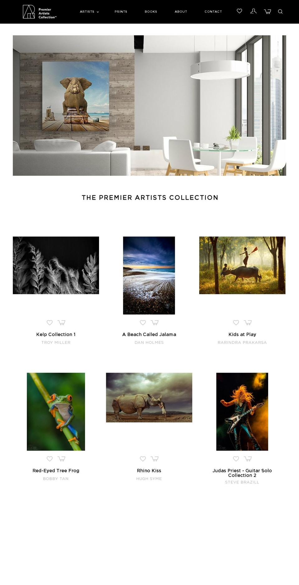 PAC 3 Shopify theme site example premiumportraitcollection.com