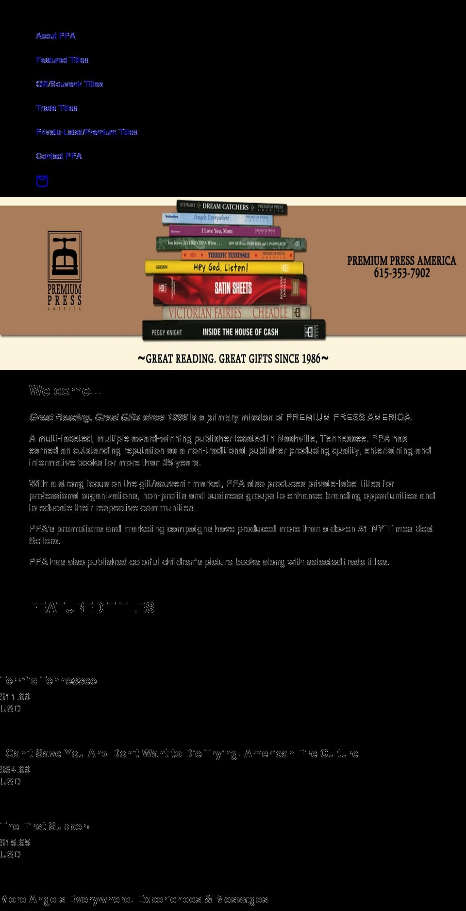 premiumpressamerica.com shopify website screenshot