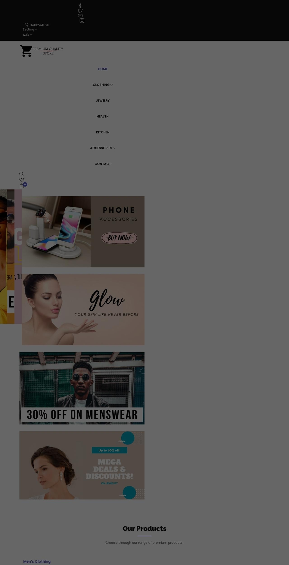 Looki-v---store- Shopify theme site example premiumqualitystore.com