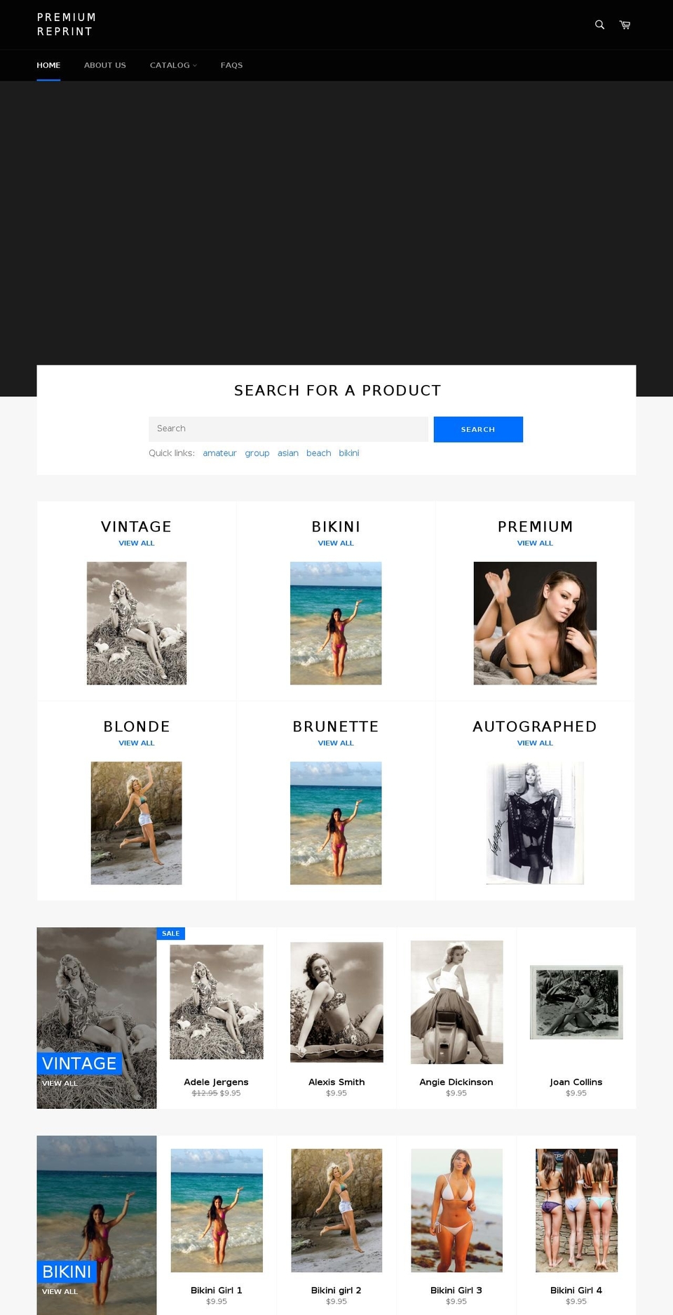 premiumreprint.com — Shopify storefront screenshot