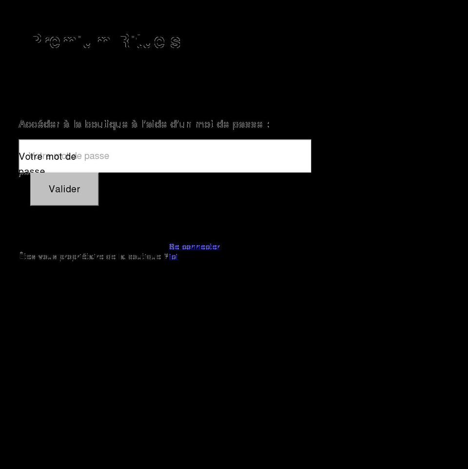 premiumrituels.com shopify website screenshot