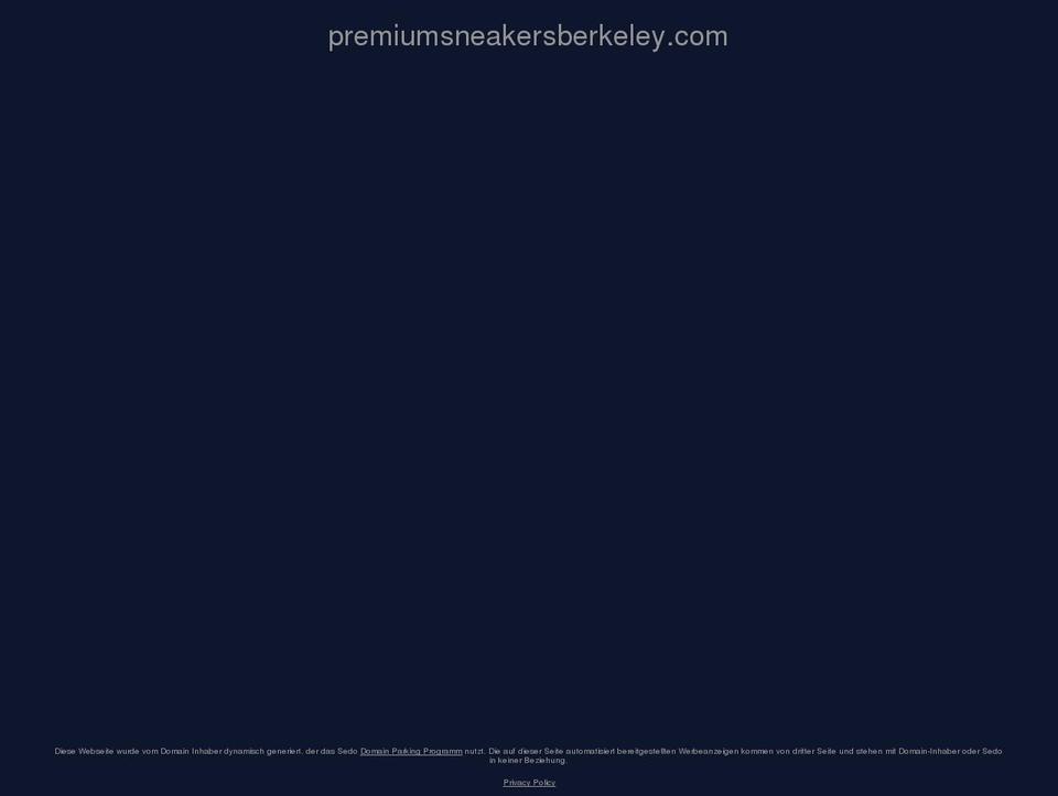 premiumsneakersberkeley.com — Shopify storefront screenshot