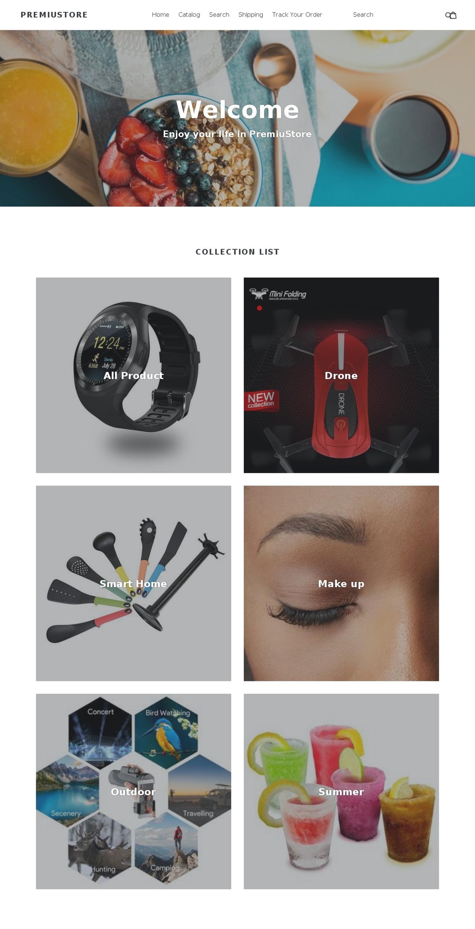 premiustore.com — Shopify storefront screenshot