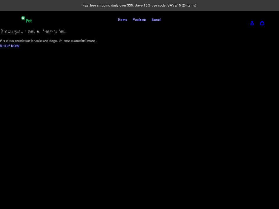 premopet.com shopify website screenshot