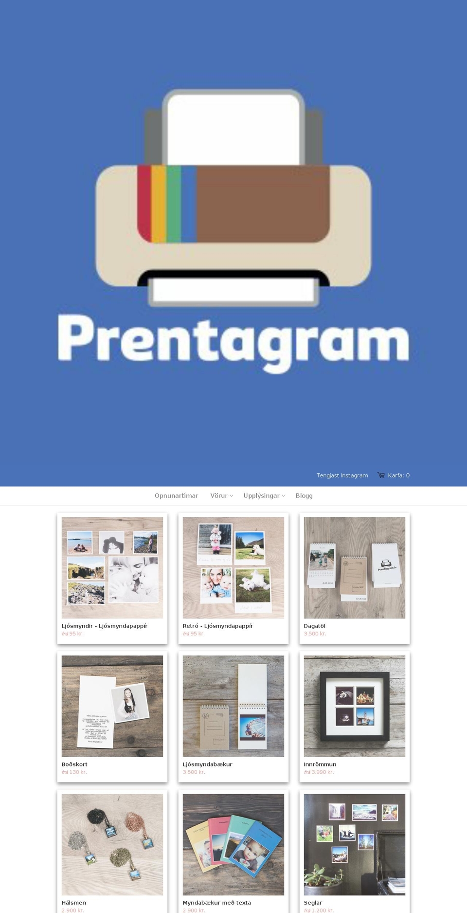 prentagram.com shopify website screenshot