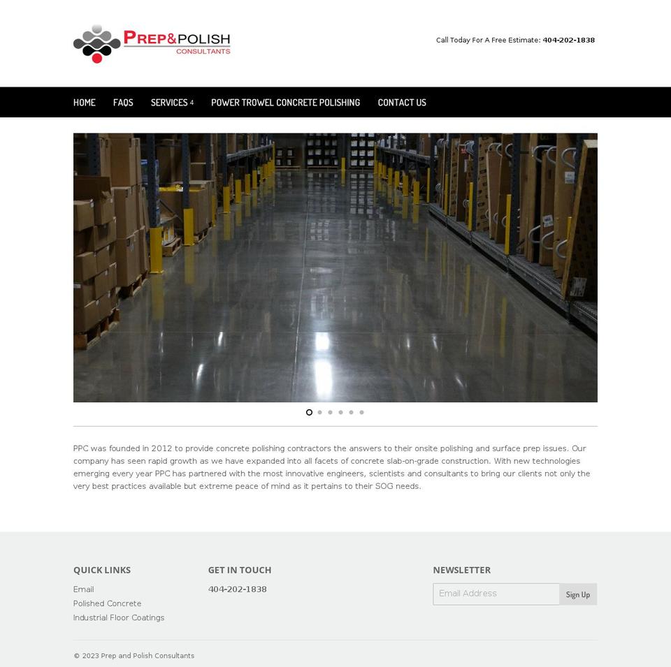 prep-and-polish-consultants.myshopify.com shopify website screenshot