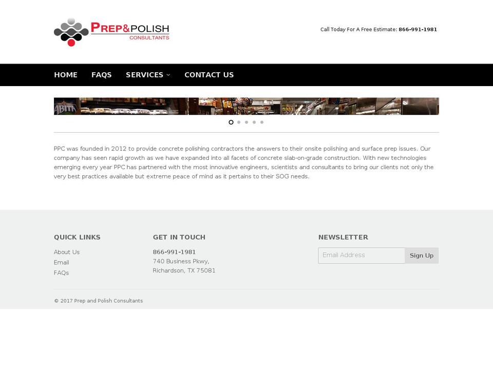 prepandpolish.com shopify website screenshot